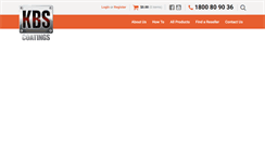 Desktop Screenshot of kbs-coatings.com.au